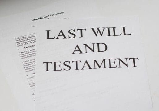 A last will and testament
